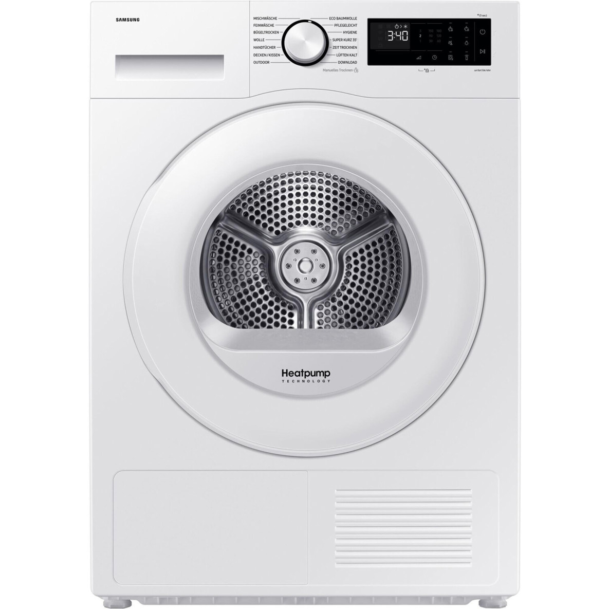 Samsung - DV90DG52A0TE/EG (Wärmepumpentrockner, 9 kg, LED, Smarthome)