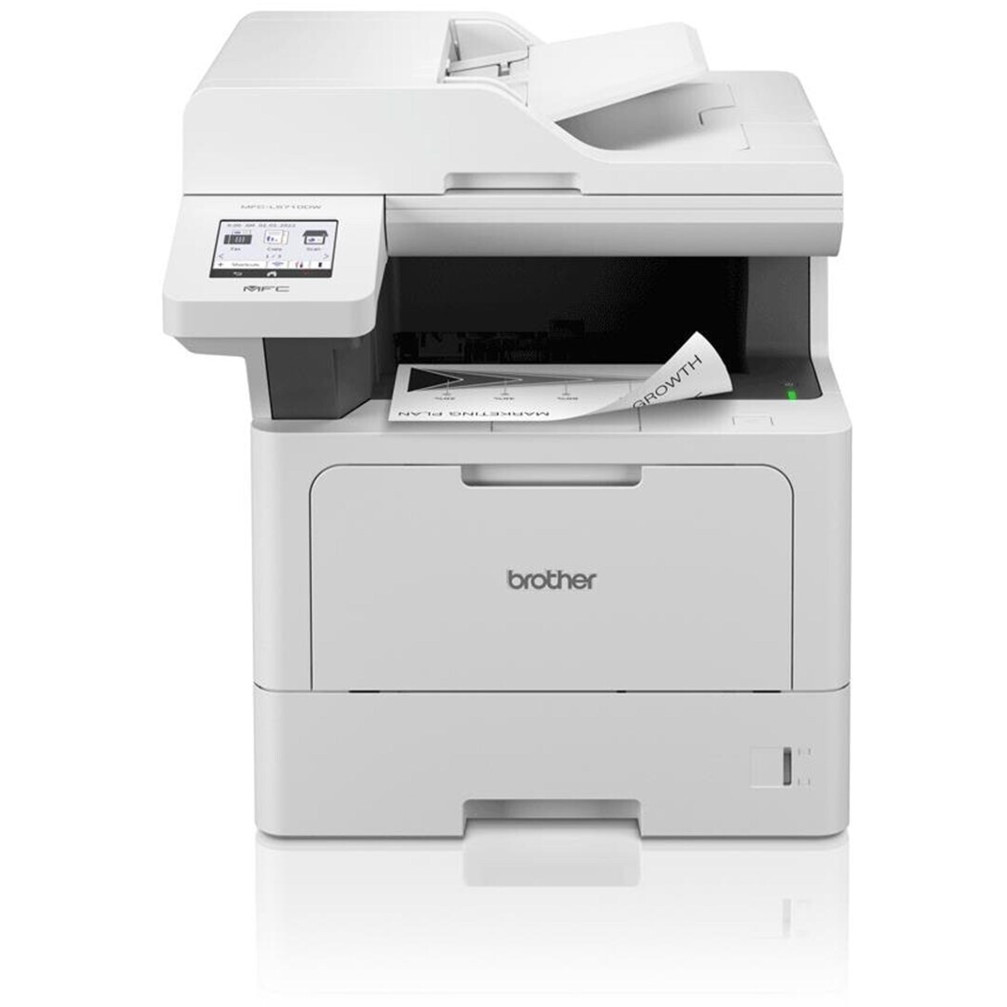 Brother - MFC-L5710DW (Monolaser-Multifunktionsdrucker) - grau, A4, 512MB Speicher, Touch-Screen-Display, USB 2.0, Ethernet 10/100/1000, 4in1 Funktionen (Drucken/Kopieren/Scannen/Faxen)