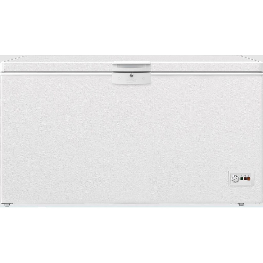 Beko - HSM46740 (Kühlschrank weiß mit 451 Liter Gefrierbereich, Türverriegelung, 3 Vorratskörbe)