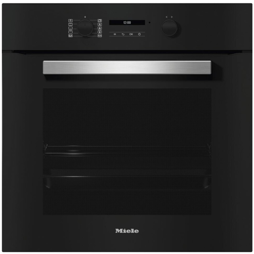 Miele - H 2465 B Active (Einbaubackofen, groß, schwarz, 76 Liter, 5 Einschubebenen, Schnellaufheizung)