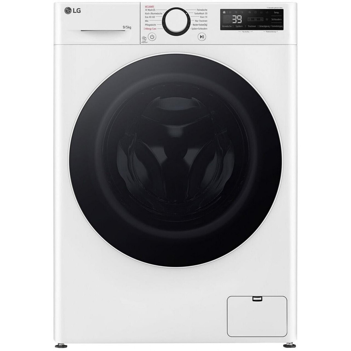 LG - V5WD95SLIM (freistehender Waschtrockner weiß mit WLAN und Inverter-Motor)