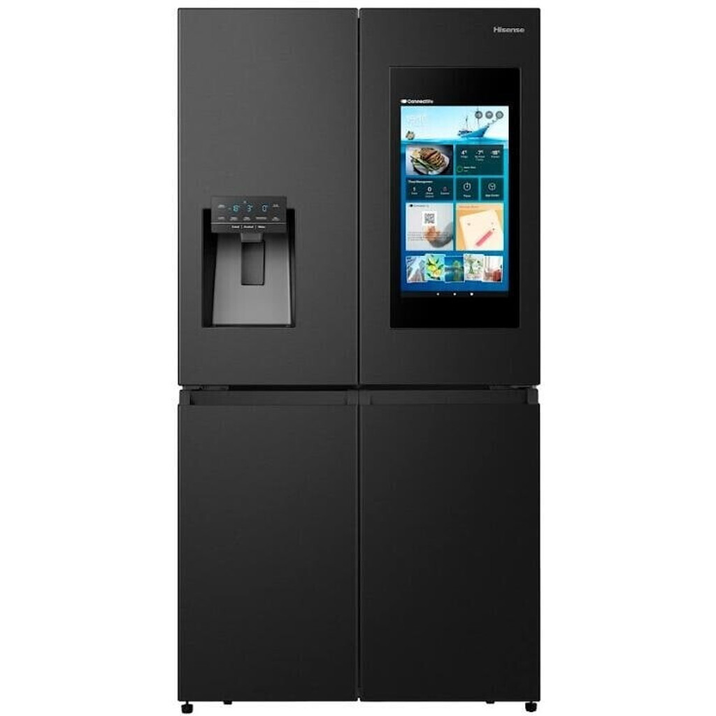 Hisense - RQ760N4IFE (Side-by-Side-Kühlschrank - 577 Liter - schwarz - WLAN)