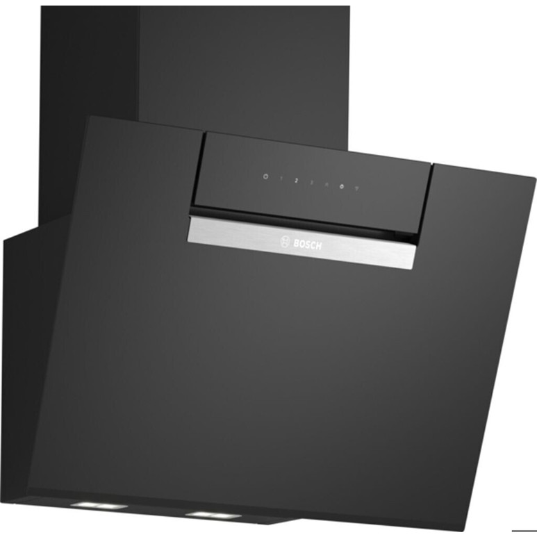 Bosch - DWK67FN60 - Schwarz Edelstahl Wandhaube mit LED, 60cm