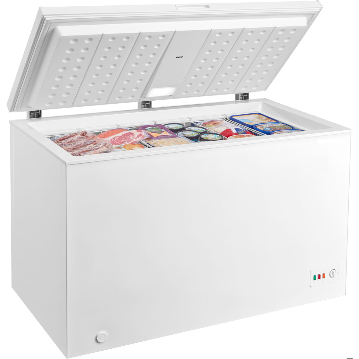 Hanseatic - HGT128A: Weißer Gefrierschrank mit Schnellgefrieren (300 L)