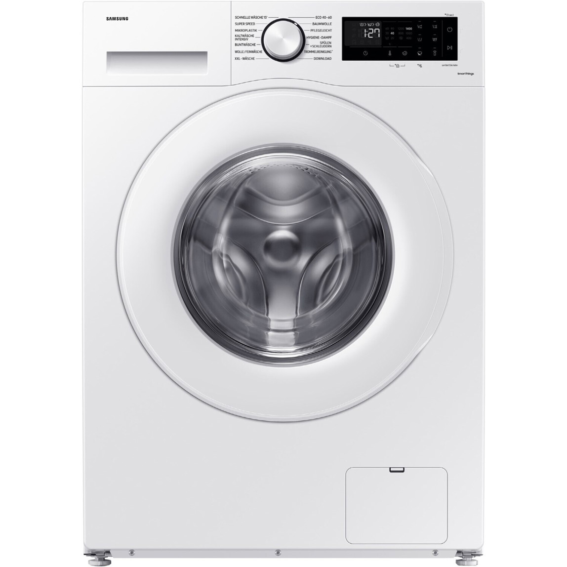 Samsung - WW11DG5B25TE/EG - LED Display (SmartThings EcoBubble) Frontlader, Edelstahl Trommel, WLAN & App-Steuerung, 11 kg, freistehend