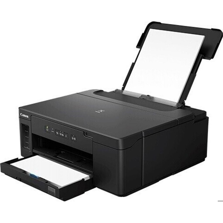 Canon - GM2050 (schwarz) mit Tintentanks - A4 Fotodruck, Textdruck & Duplexdruck - Netzwerkfähig mit WLAN, USB 2.0 & Ethernet - LCD-Display & 350 Blatt Papierzufuhr