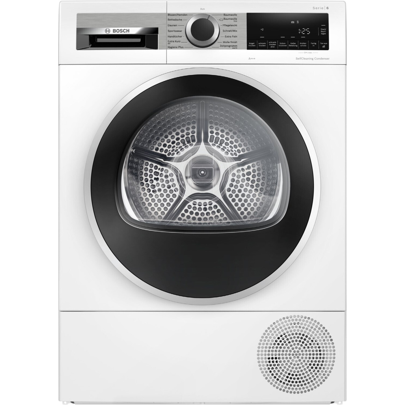 Bosch - WQG235D00 (Serie 6 Wärmepumpentrockner) (8 kg) (weiße Front)
