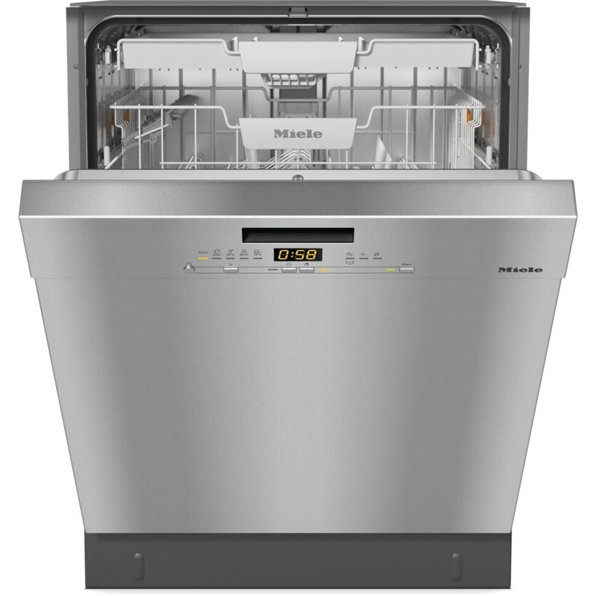 Miele - G 5611 SCU - Unterbau-Geschirrspüler mit Startzeitvorwahl (Edelstahl-Optik, 14 Maßgedecke, Wasserschutzsystem)
