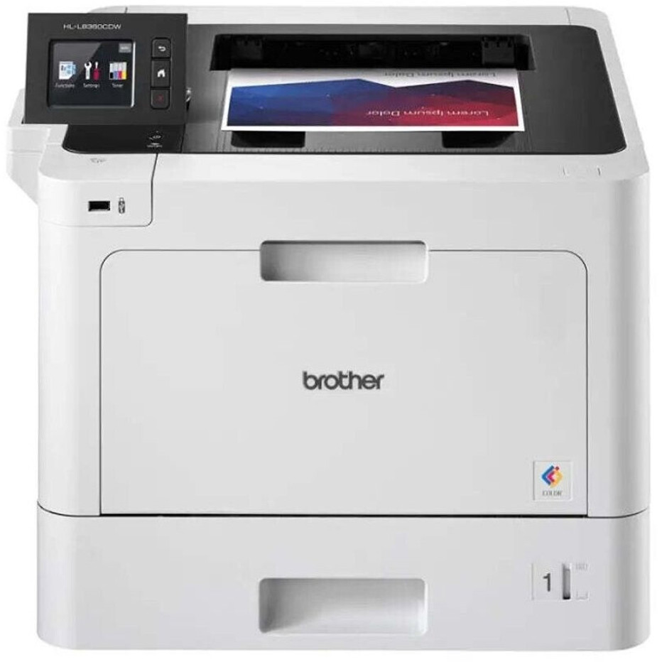Brother - HL-L8360CDW (Farblaserdrucker A4, 31 Seiten/min, 4 Toner, Duplexdruck, Touchscreen-Display)