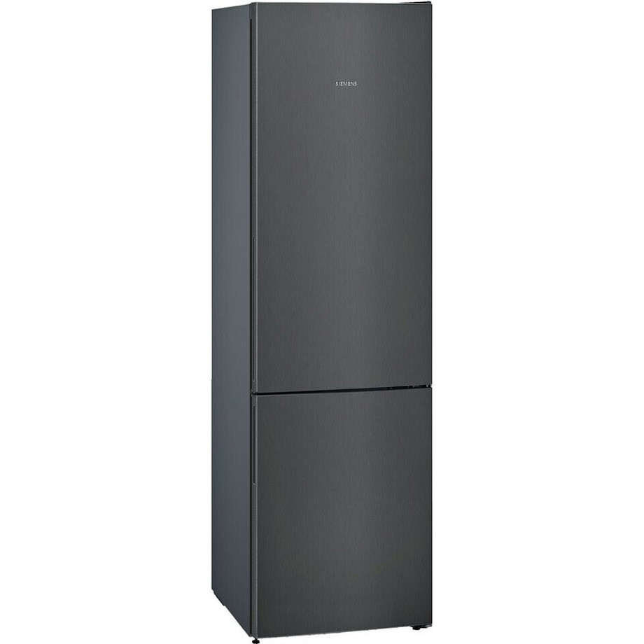 Siemens - KG39E8XBA - iQ500 Schwarz Kühl-Gefrierkombination (freistehend, 343L, LED, Stahlblech, 38dB, LowFrost, Rollen)