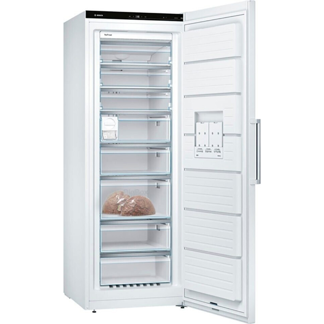 Bosch - GSN58AWCV (No-Frost Gefrierschrank, 366L, 4-Sterne, Schnellgefrieren, freistehend, weiß)