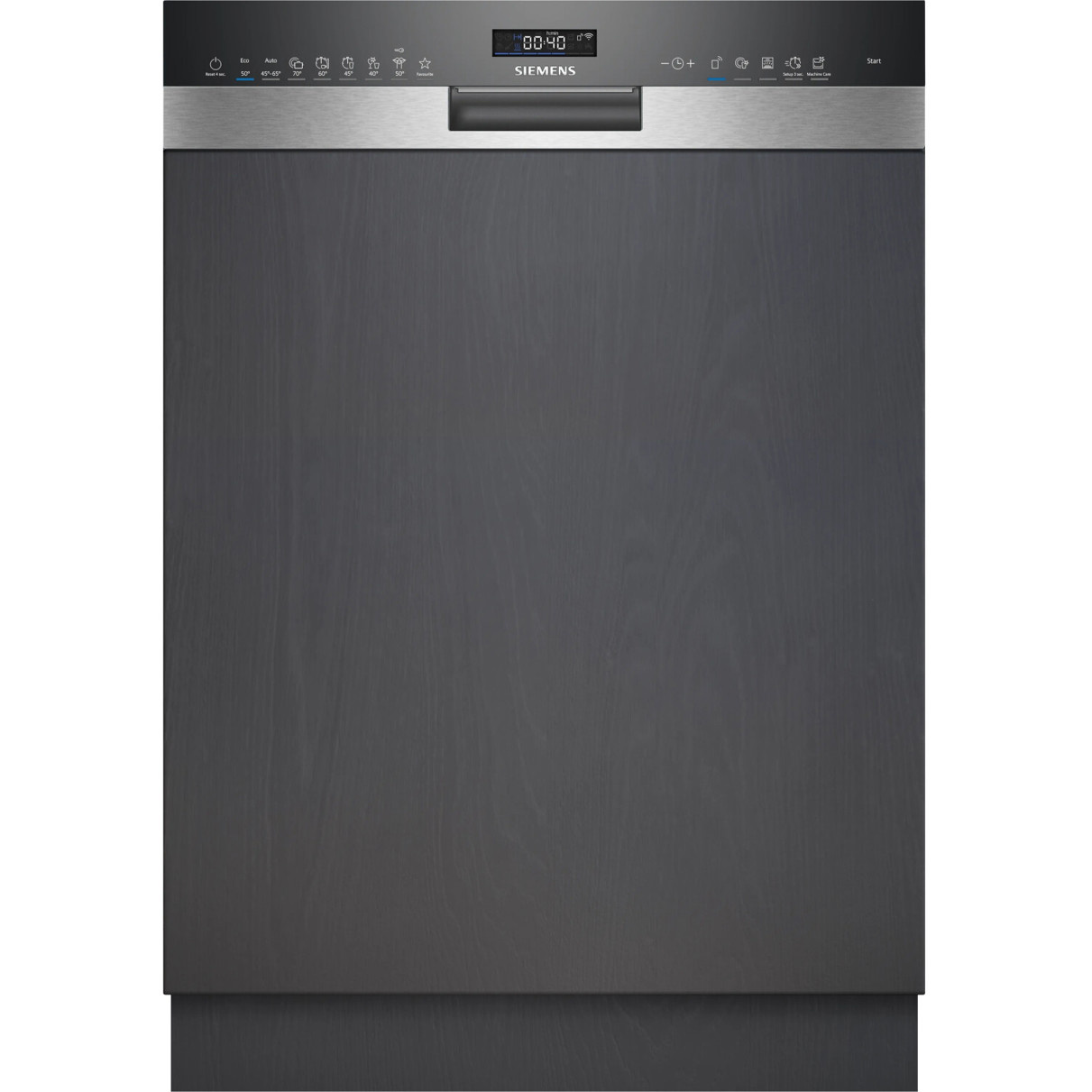 Siemens - SN55ZS07CE (Einbaugeschirrspüler) - iQ500 Serie, 14 Maßgedecke - WLAN-fähig mit Home Connect, integrierte Geräuschdämmung, AquaStop
