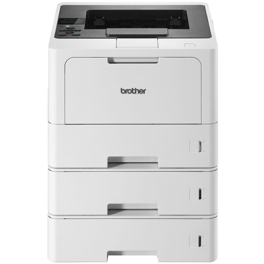 Brother - HL-L5210DNTT (Grau) - High-Speed Schwarzweiß Laserdrucker mit Duplexdruck (48 S/min), A4-Druckformat, 512 MB Speicher, Netzwerkfähig, 850 Blatt Papierzufuhr, USB 2.0, Ethernet