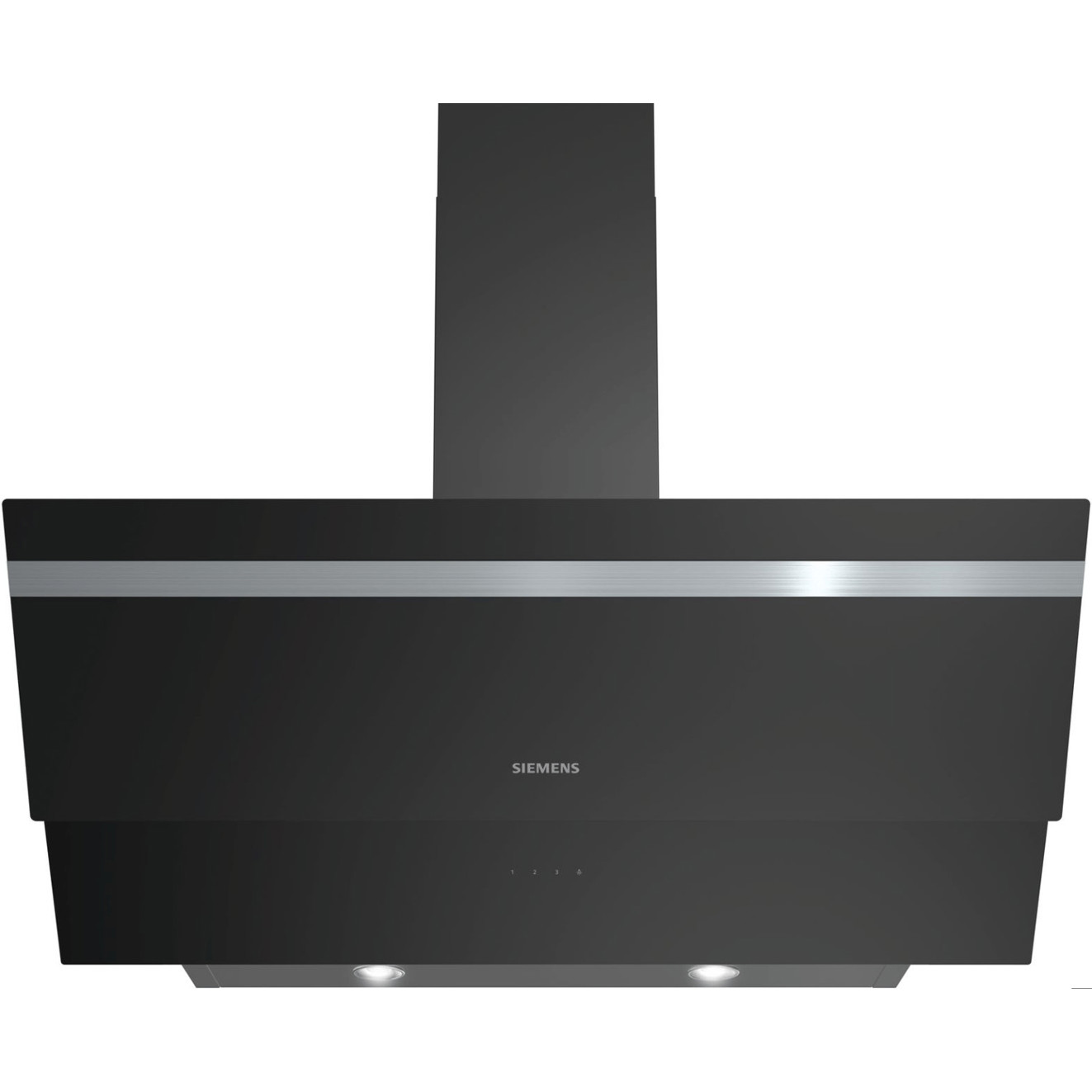 Siemens - LC95KA670 - Schwarz Wandhaube Kopffreihaube mit Touch-Control und LED
