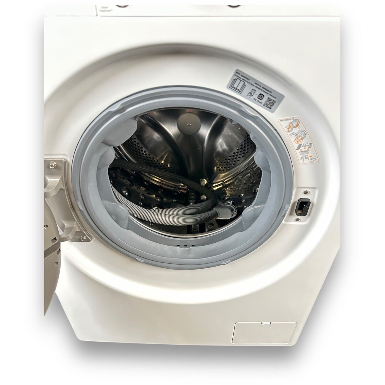LG - W4WR70E61 (freistehender Waschtrockner 11kg/6kg, 85cm Höhe, Edelstahl Trommel, WLAN & Sprachsteuerung, LED Display, Inverter-Motor)