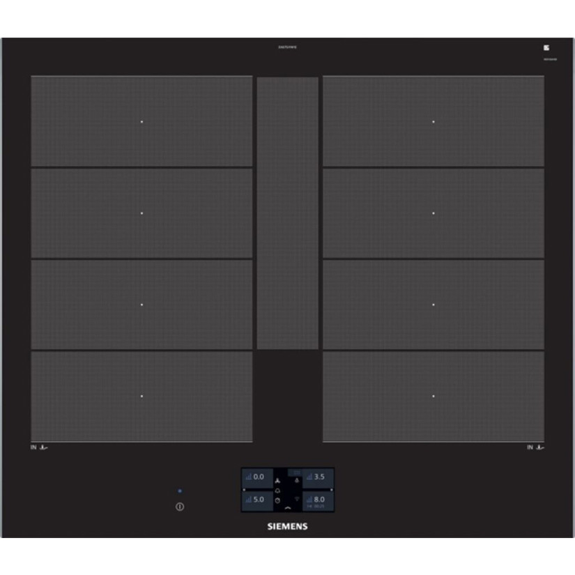 Siemens - EX675JYW1E (Induktionskochfeld) - 60,2cm Glas-Keramik - 4 Kochstellen - Touch-Control Bedienung schwarz