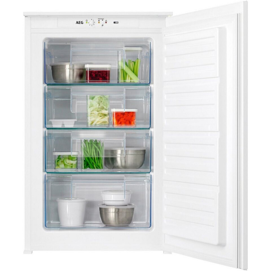 AEG - TAB6L88ES (Einbaugefrierschrank weiß) mit LowFrost System - 98 Liter, rechts Türanschlag