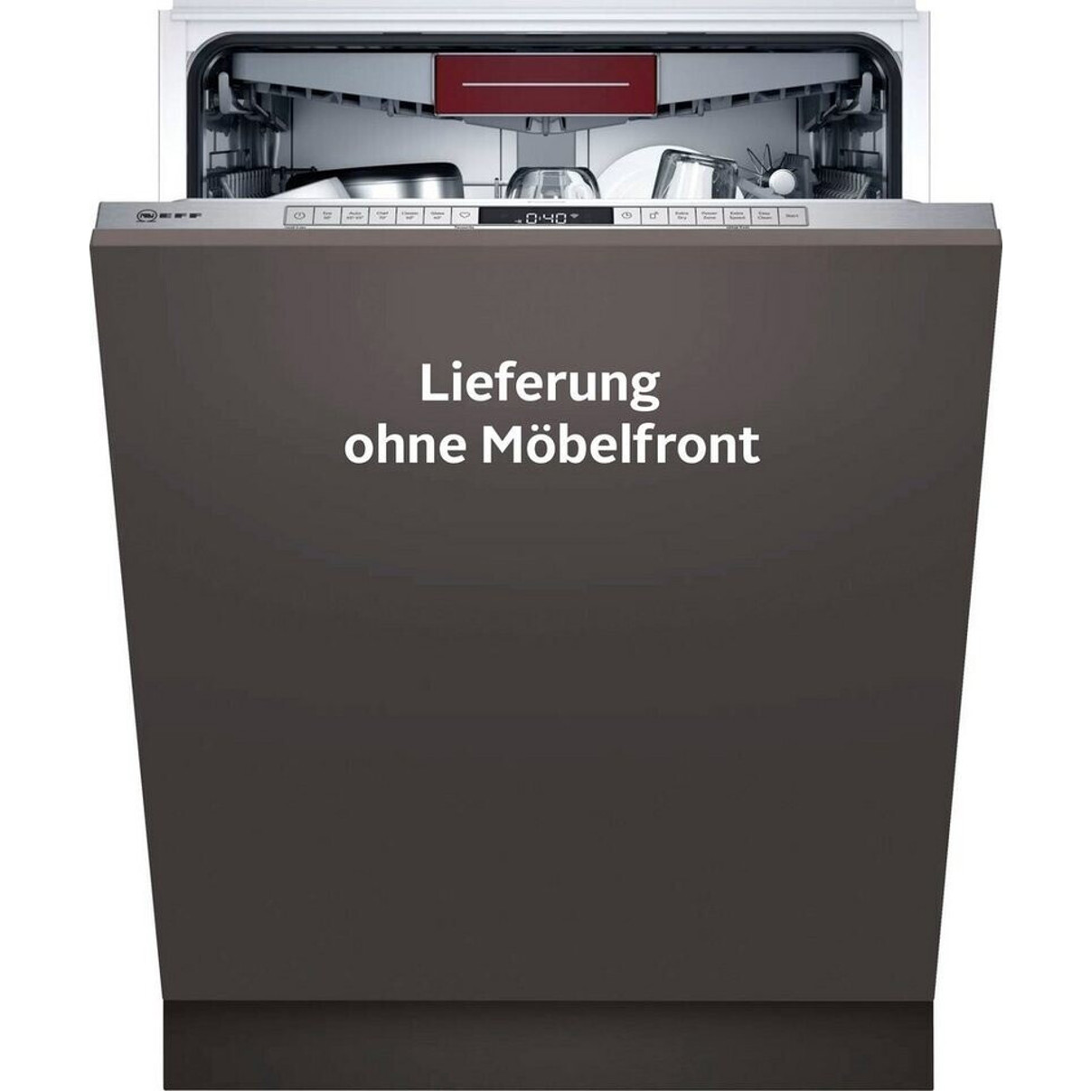 Neff - S297TCX00E (Einbaugeschirrspüler) WLAN-fähig für 3-4 Personen, Zeolith-Trocknen, Startzeitvorwahl, Edelstahl-Optik
