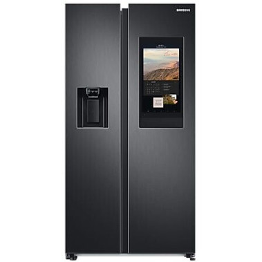 Samsung - RS6HA8891B1/EG, Smarter Side-by-Side Kühlschrank (WLAN, 614L, Wasserspender, Eiswürfelspender, LED, No-Frost, 2-türig, 220-240V, Touchscreen)