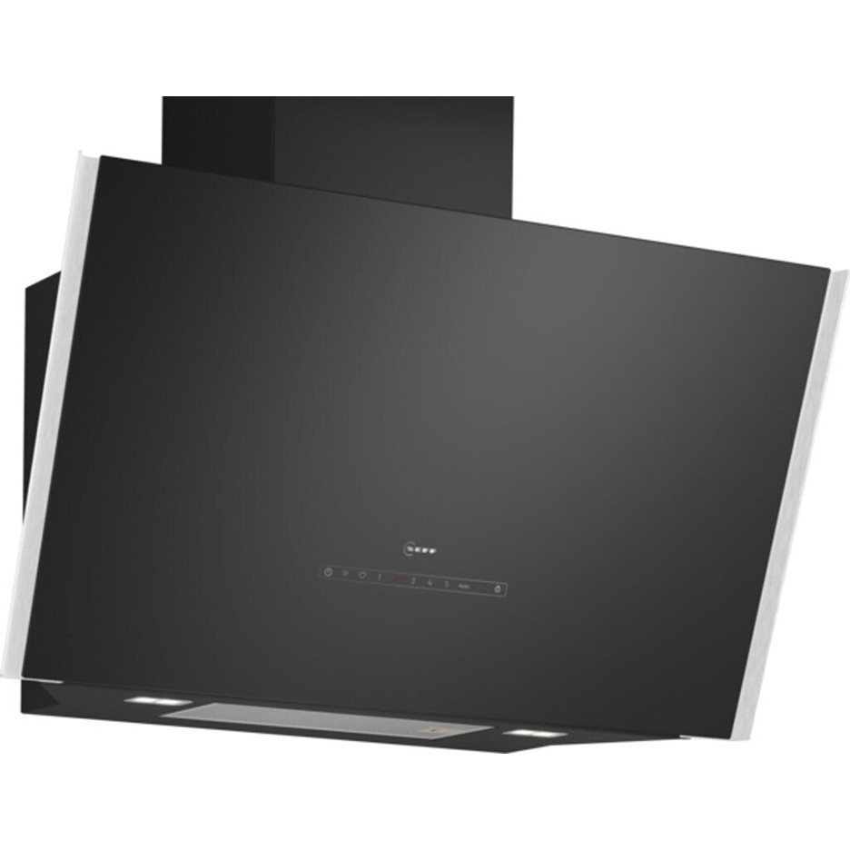 Neff - D98IPT2S0 (schwarz) - Touch-Control Wandhaube mit LED-Beleuchtung & Sprachsteuerung - WLAN-fähig mit Spülmaschinengeeigneten Fettfilter
