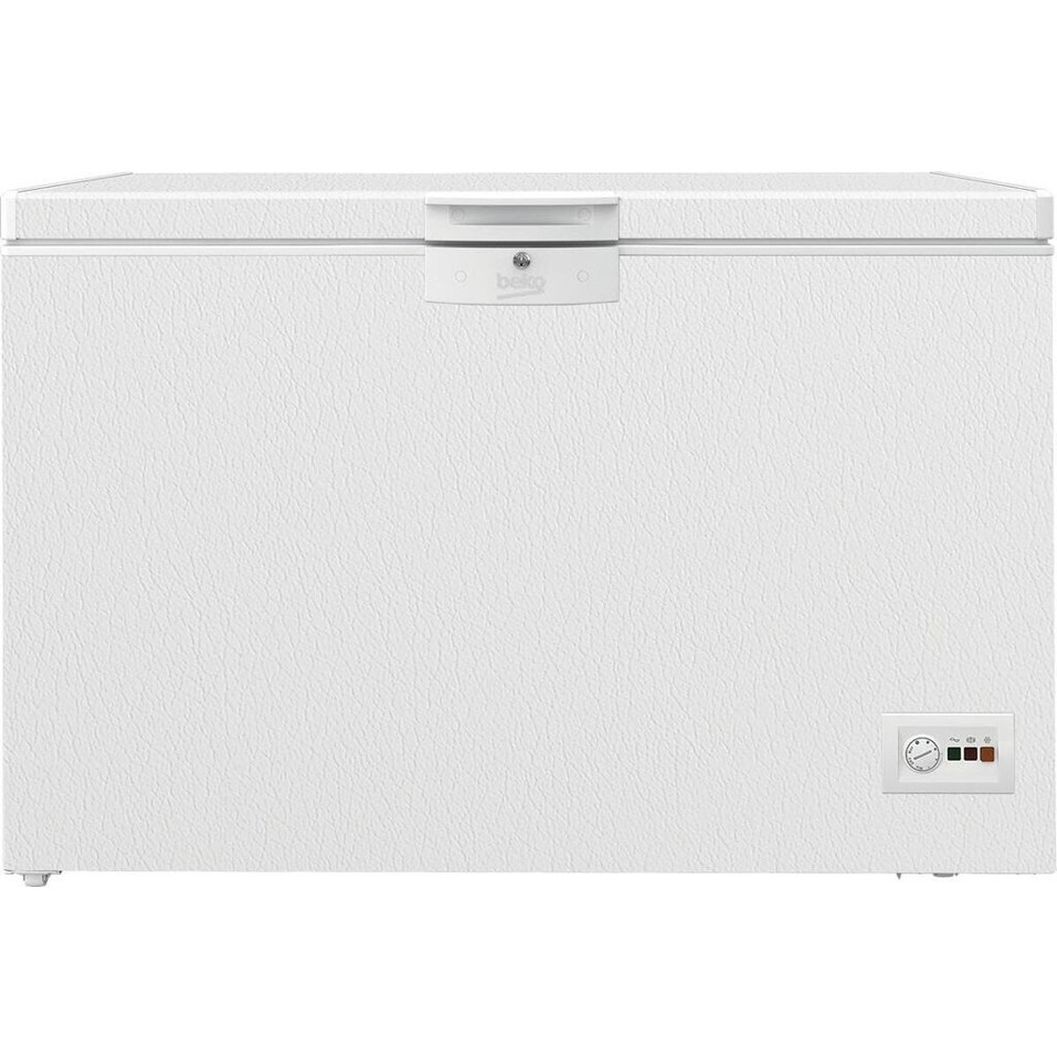 Beko - HSM37540, Tiefkühltruhe, weiß, 360 Liter Volumen, mit Schnellgefrieren
