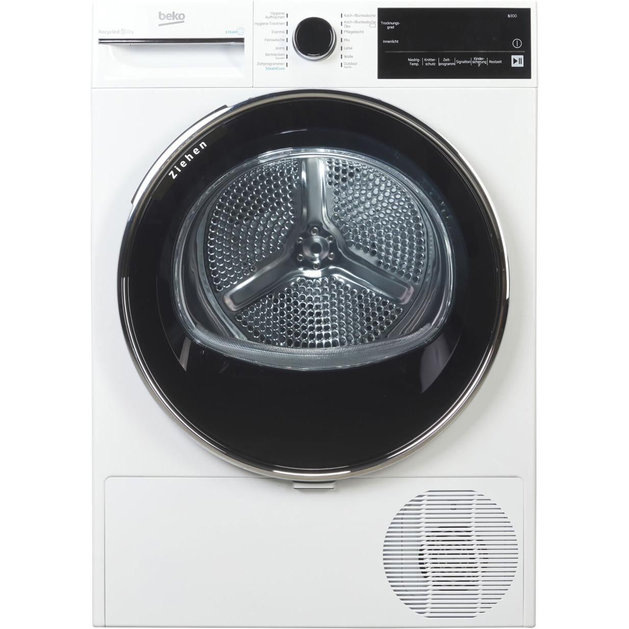Beko - B3T42240S (Wärmepumpentrockner 8kg, weiß) - mit AquaWave und OptiSense