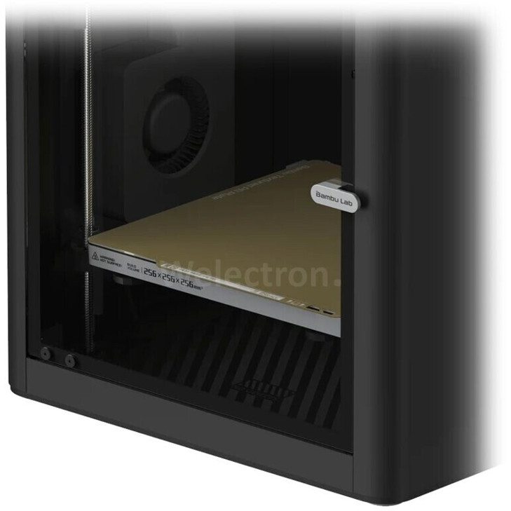 Bambu Lab - P1S - 3D Printer (Schwarz, 13 kg) mit 500 mm/s Druckgeschwindigkeit, Multi-Material Kompatibilität, 256x256x256 mm Druckbereich, Bluetooth/WLAN, microSD Kartenleser