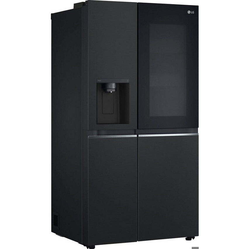 LG - GSGV81EPLL (Side-by-Side-Kühlschrank, schwarz, WLAN, No-Frost, freistehend, 635 Liter)
