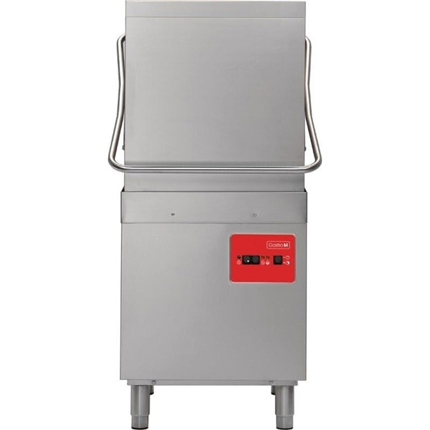Gastro M - HT50 (Korbabmessungen 500 x 500 mm) Haubenspülmaschine mit Ablaufpumpe und Temperatur Kontrollleuchte - Tankinhalt 3 Liter