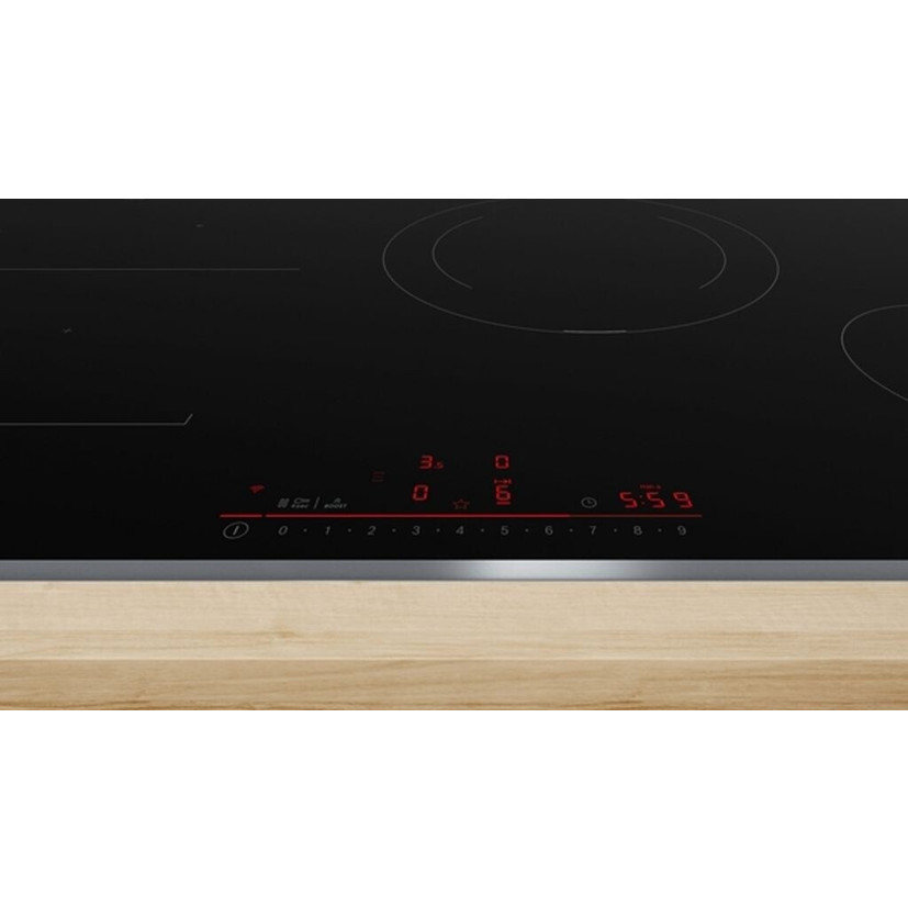 Bosch - PVS845HB1E (Induktionskochfeld - 80,2 cm - Schwarz) mit Touch-Control und 4 Kochstellen, inkl. Bratsensor, smarte Funktionen & Sicherheitsfeatures