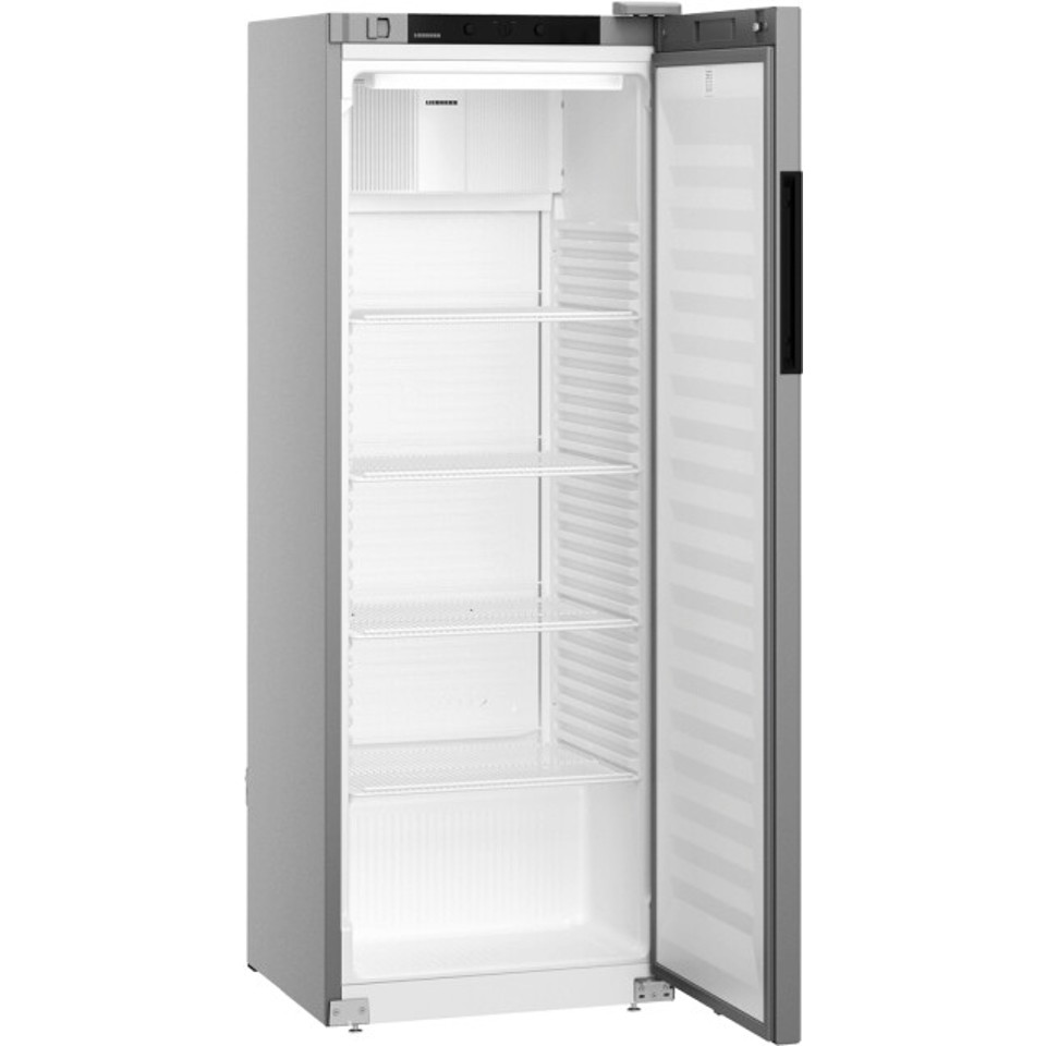 Liebherr - MRFvd 3501-20 - Freistehender Silberner Gewerbe-Getränkekühlschrank mit Umluftkühlung, 327L Kapazität, Digitale Temperaturanzeige