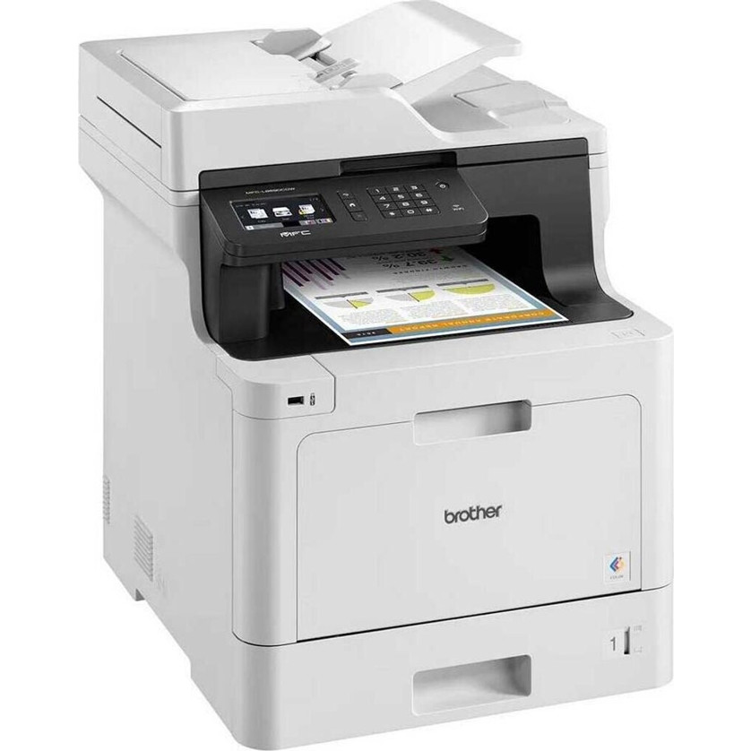 Brother - MFC-L8690CDW (Farblaser-Multifunktionsdrucker mit Touch-Screen-Display, Duplexdruck, ADF & WLAN)