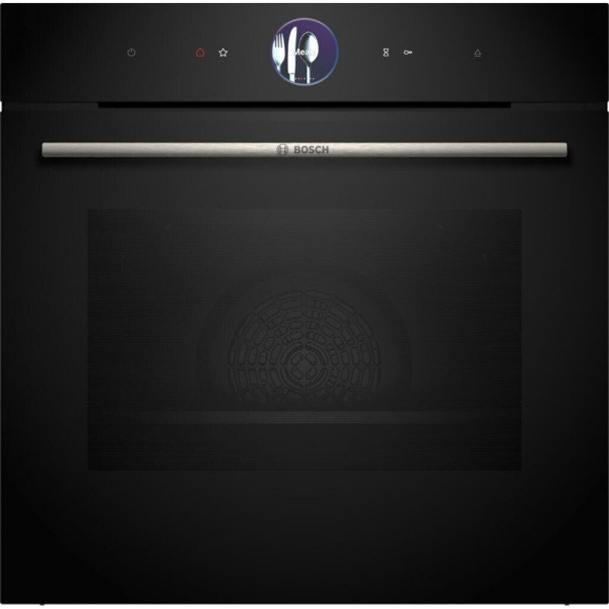 Bosch - HSG7364B1 (Serie 8) - Großer Einbaubackofen (Schwarz, TFT-Display, Alexa-kompatibel, 71L, Hydrolyse)