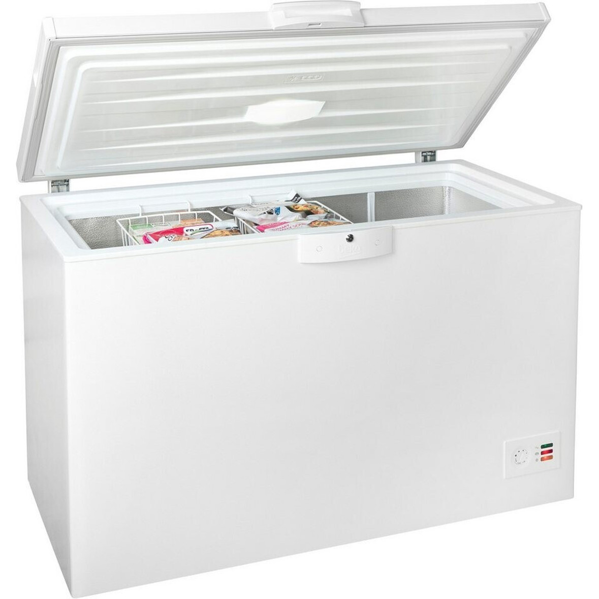 Beko - HSM27050 (Weiß Statisches Kühlsystem - 284L Gefrierinhalt, 36dB)