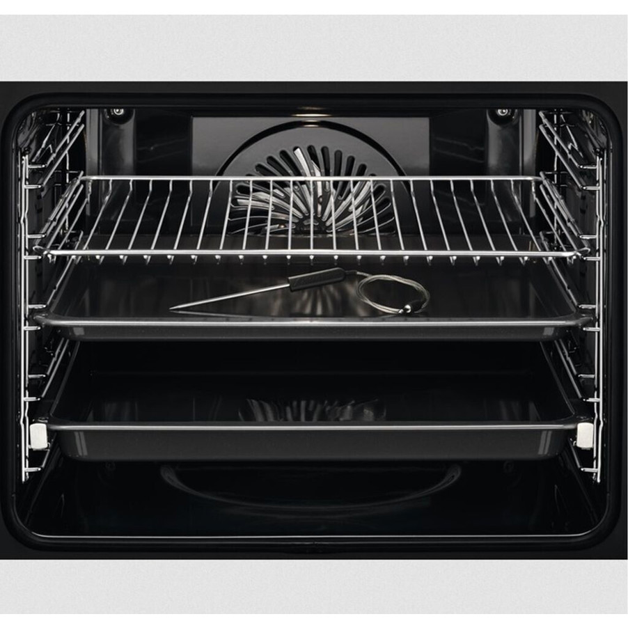 AEG - BPK556260B (Einbaubackofen mit Pyrolyse, LED Display, schwarz, groß)