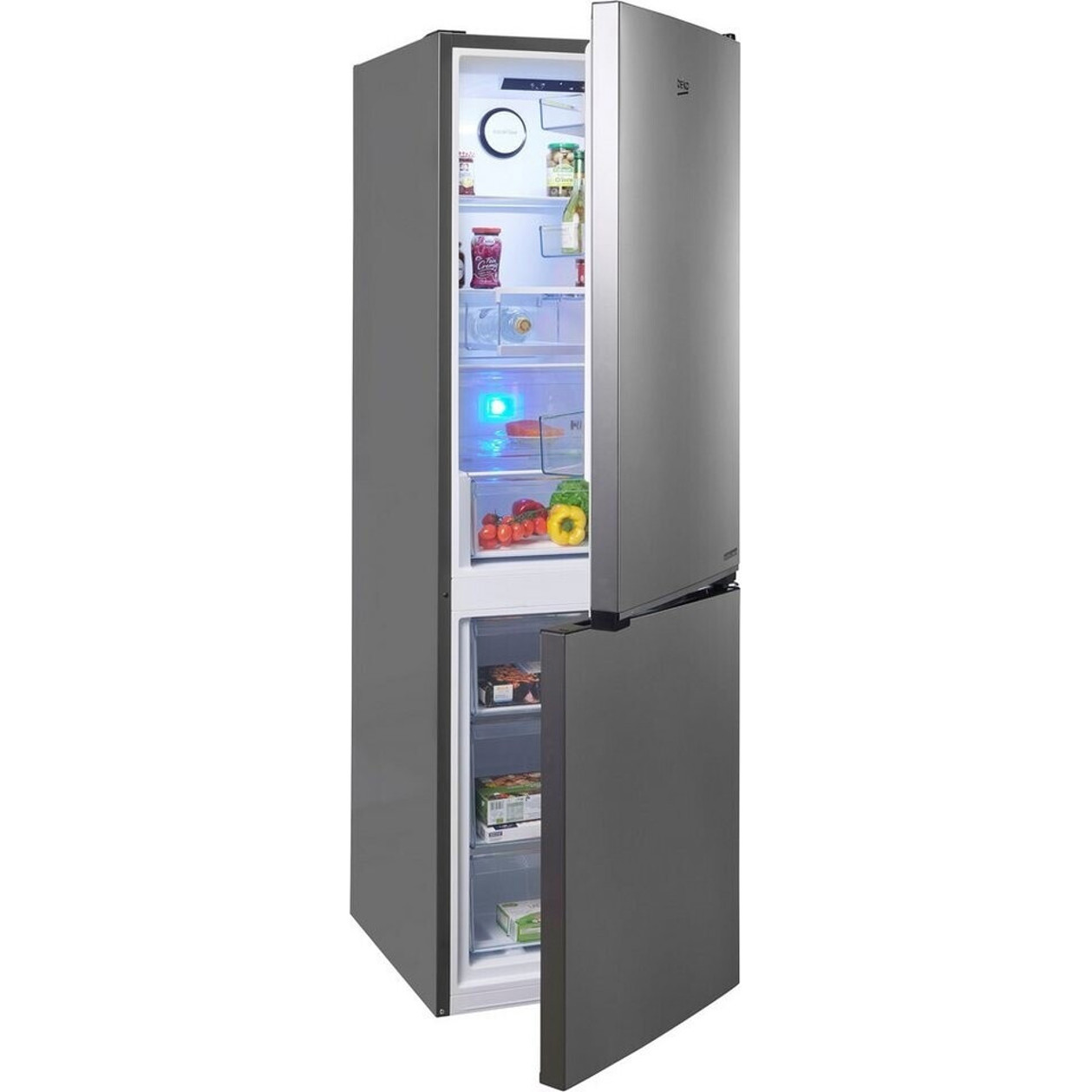 Beko - B7RCNE367HXB (freistehend Kühlschrank-Gefrierkombination 316L No-Frost LED)