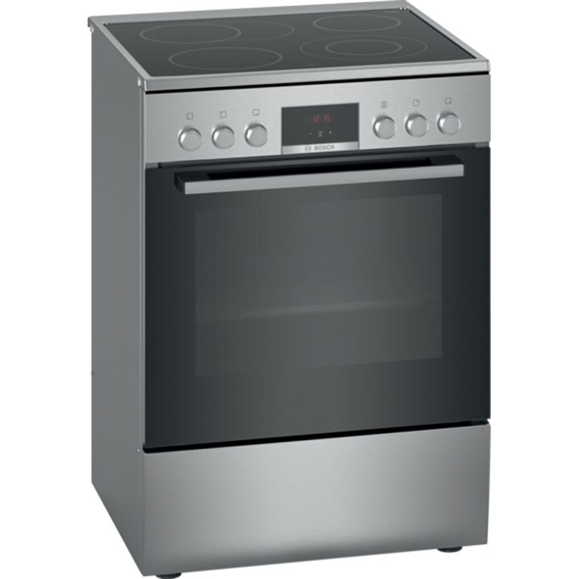 Bosch - HKR39C250 - Elektro Standherd (4 Kochstellen, 66 Liter Innenraum, Schnellaufheizung, Glaskeramik, Drehschalter)